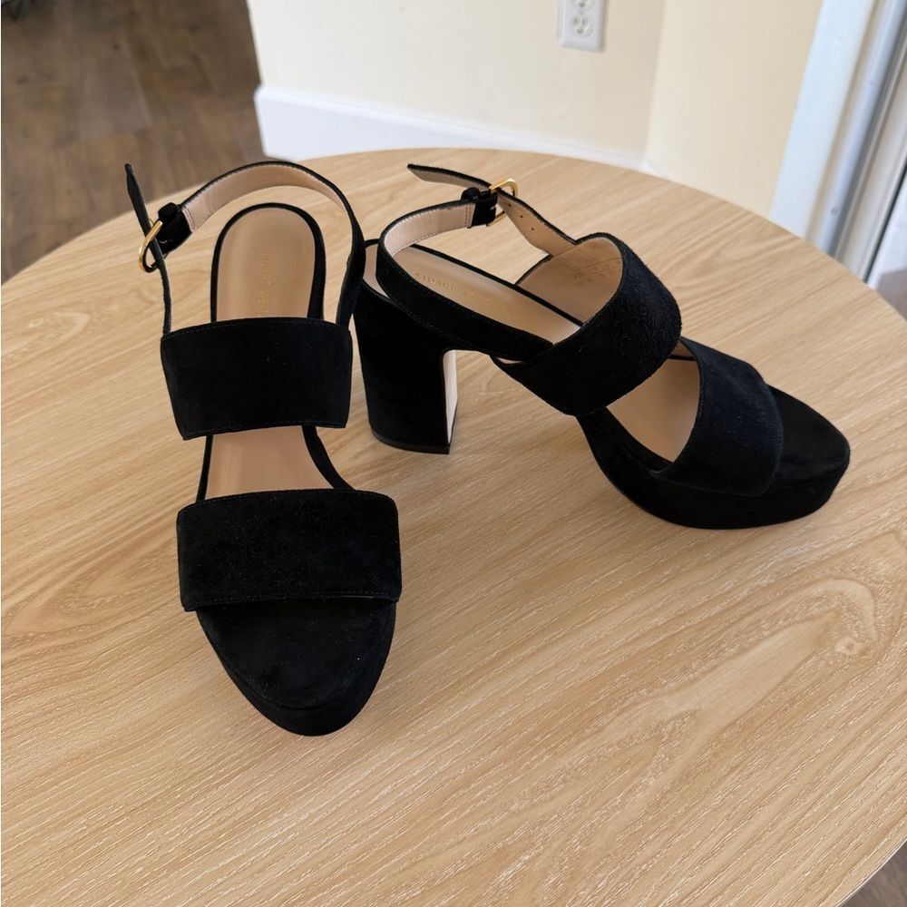Stuart Weitzman Black Platform Heels - Picture 4 of 8